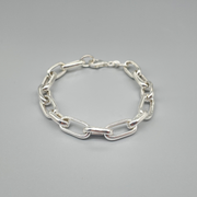 Bracciale con catena rettangolo